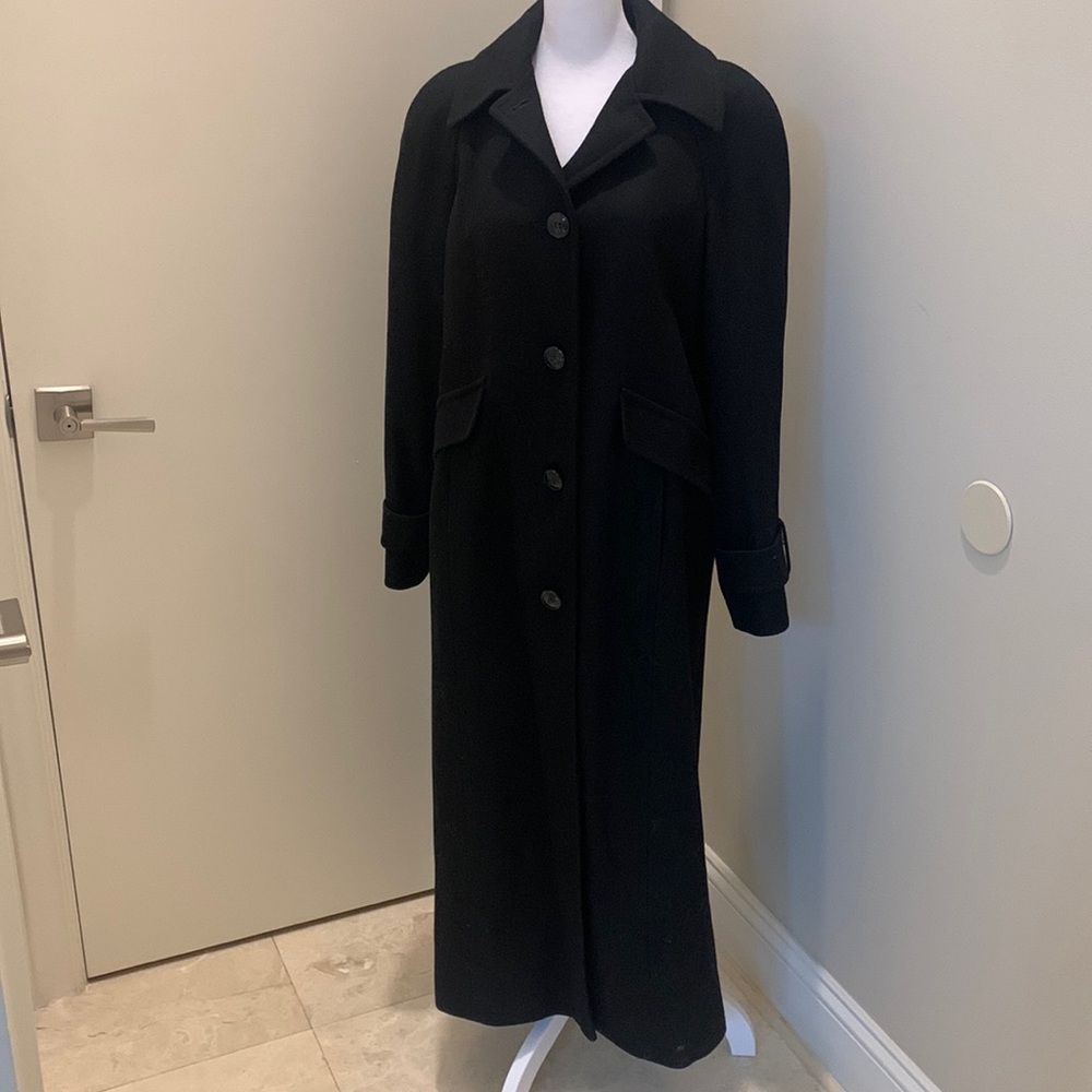 Long, black coat